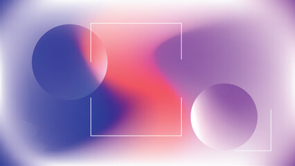 Abstract gradient poster background vector. cover background template with vibrant perspective 3d geometric prism shapes collection. Ideal design for social media, cover, banner, flyer.