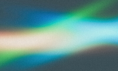 Vintage grainy texture with warm to cool gradient. Abstract grainy noisy color gradient glowing backdrop design background, web banner or poster.