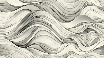 Obraz premium Abstract background of flowing, layered, and wavy lines.