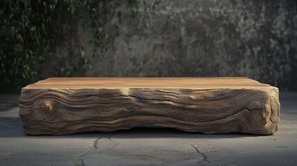 Brown wooden plank blocks material cutting tree