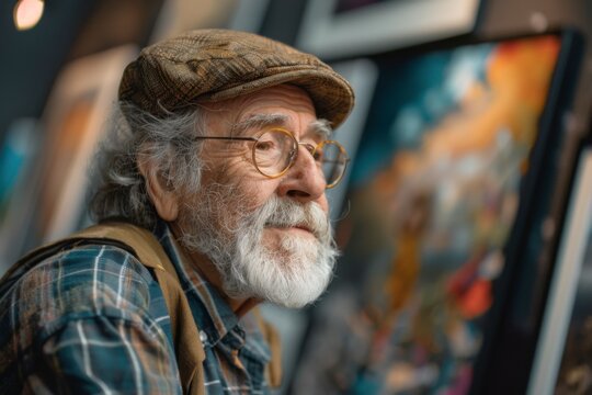 Ethereal Creativity: Public Exhibition Showcasing Artworks by Adults and Seniors - Powered by Adobe