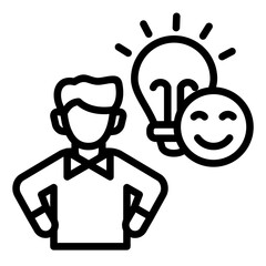 Positive Attitude Icon