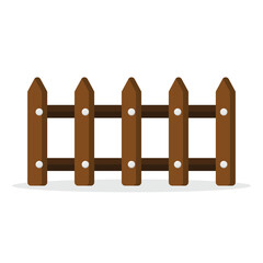 fence icon. Subtable to place on security, crime, etc.	
