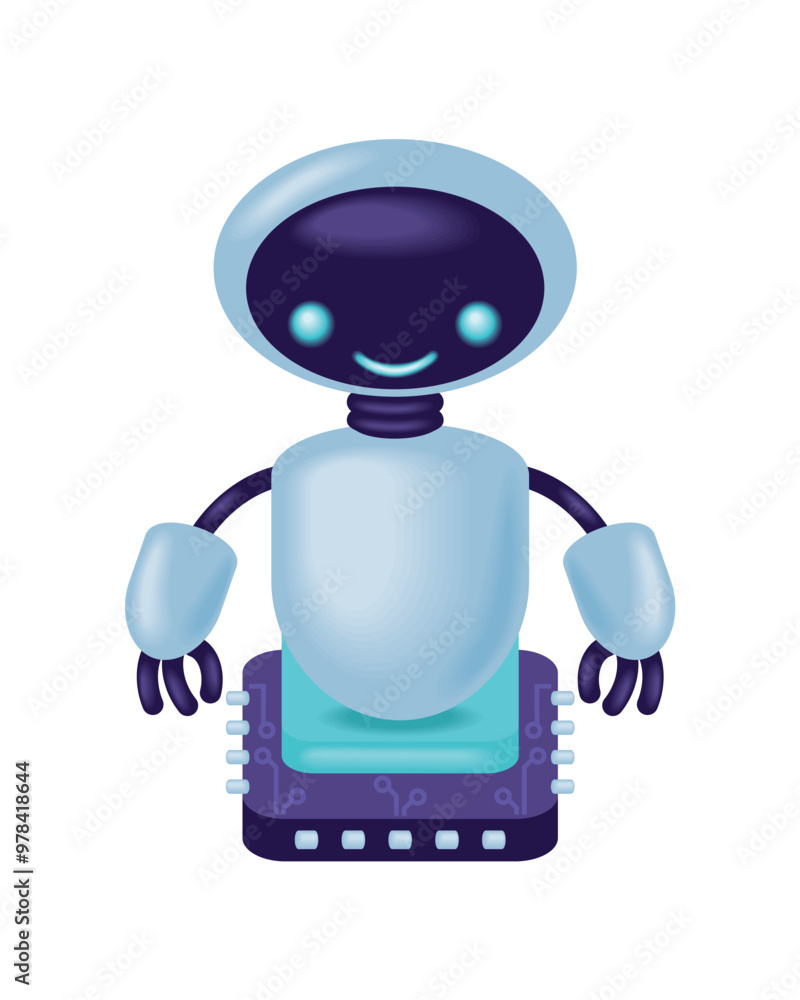 Poster chat bot with smartphone artificial intellegence