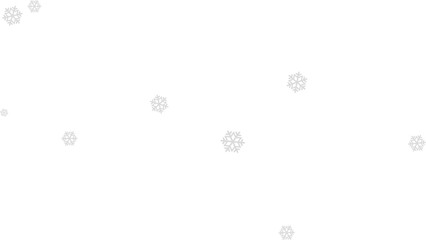 snow flakes in big group one color