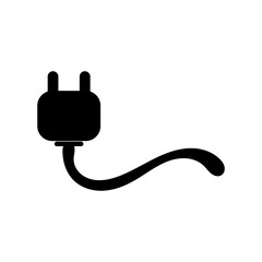 electric plug isolated on white background