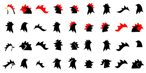 chicken farm logo vector icon design, symbol, graphic, chicken farm logo, chicken farm, farm animal