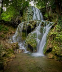 Obraz premium View of the Hrhovsky waterfall