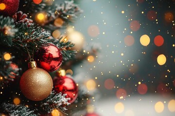 Obraz premium Christmas tree background