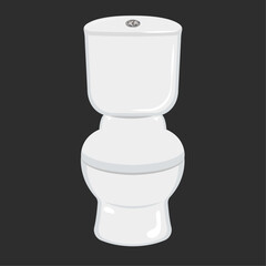 Fancy Toilet vector illustration