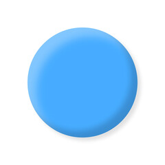 3d green blue button with transparent background