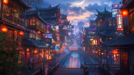 Asian Cityscape.