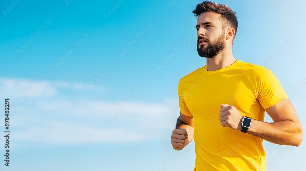 Poster revolutionary wearable trackers - enhance athletic performance with real-time data and smart sensors
