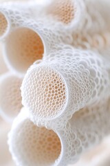 Close-up of bacteria colonies on a bathroom towel rack, highlighting the hygiene risks in communal bathrooms.