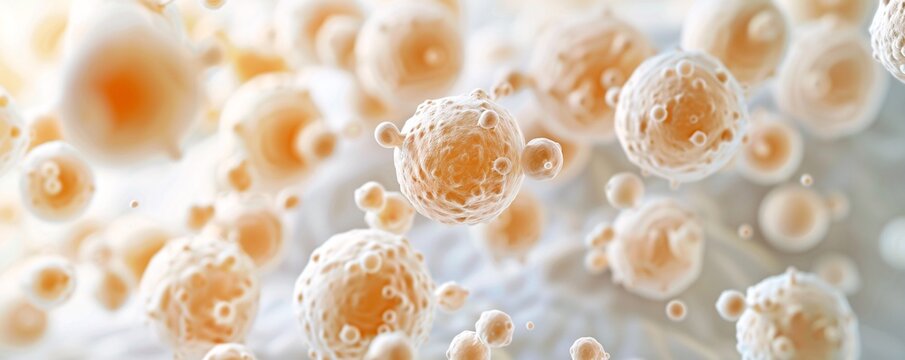 Detailed depiction of bacteria colonies on a bathroom countertop, emphasizing the importance of cleanliness to prevent the spread of germs.
