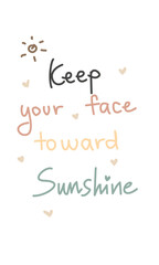 Illustration quotes inspiration emotion face decoration line stickers stamp design art 