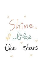 Illustration quotes inspiration emotion face decoration line stickers stamp design art 