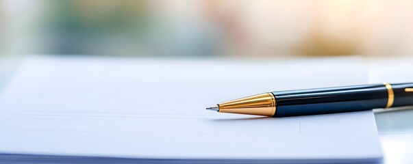 Organized Planning with Checklist and Pen - Fresh Goals and Tasks Awaiting Completion for a Structured Workflow