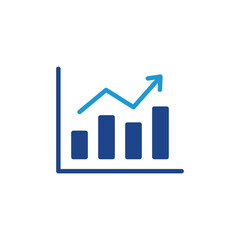 growing graph icon