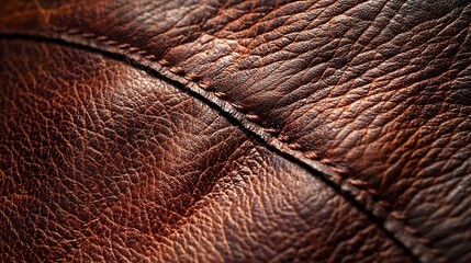 Fototapeta premium Old Leather Surface Texture : Generative AI