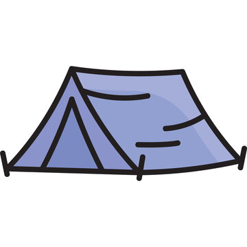 recommend clip art: Tent Sticker
