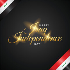 Iraq Independence day design illustration collection