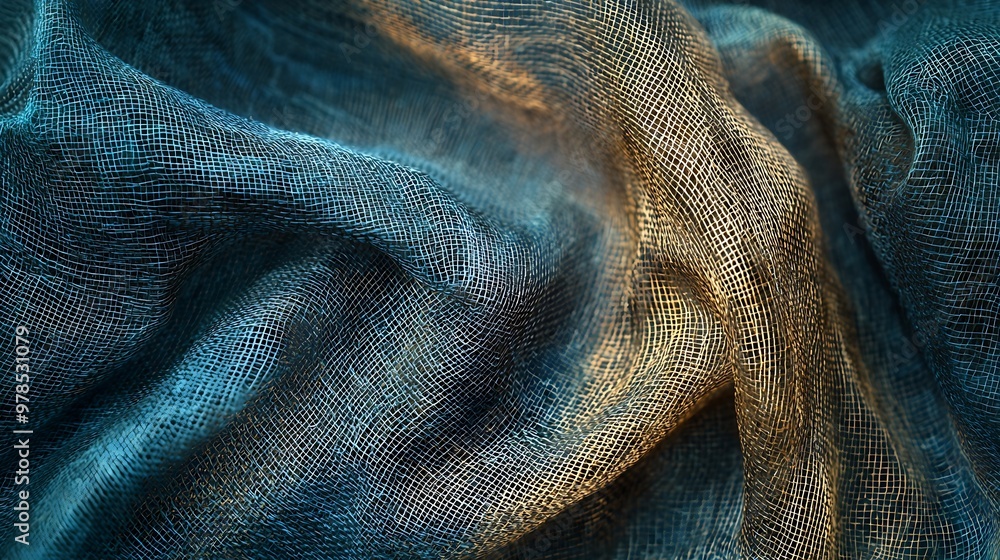 Poster light fabric texture : generative ai