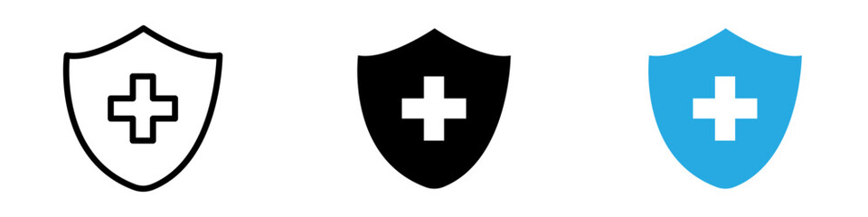 Fototapeta premium immunity icon thin line illustration