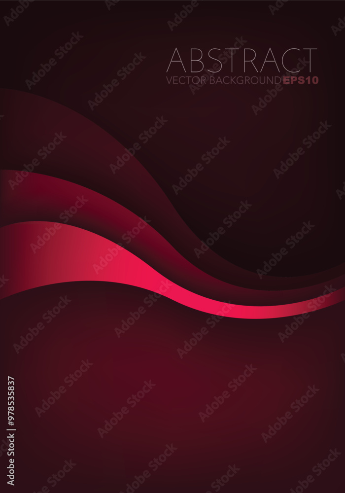 Poster graphic vector curve line overlap background for text and message design