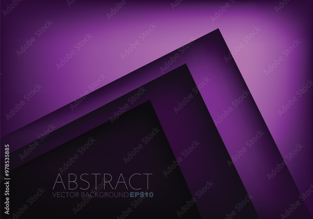 Poster graphic geometric triangle overlap vector layer background for text and message design
