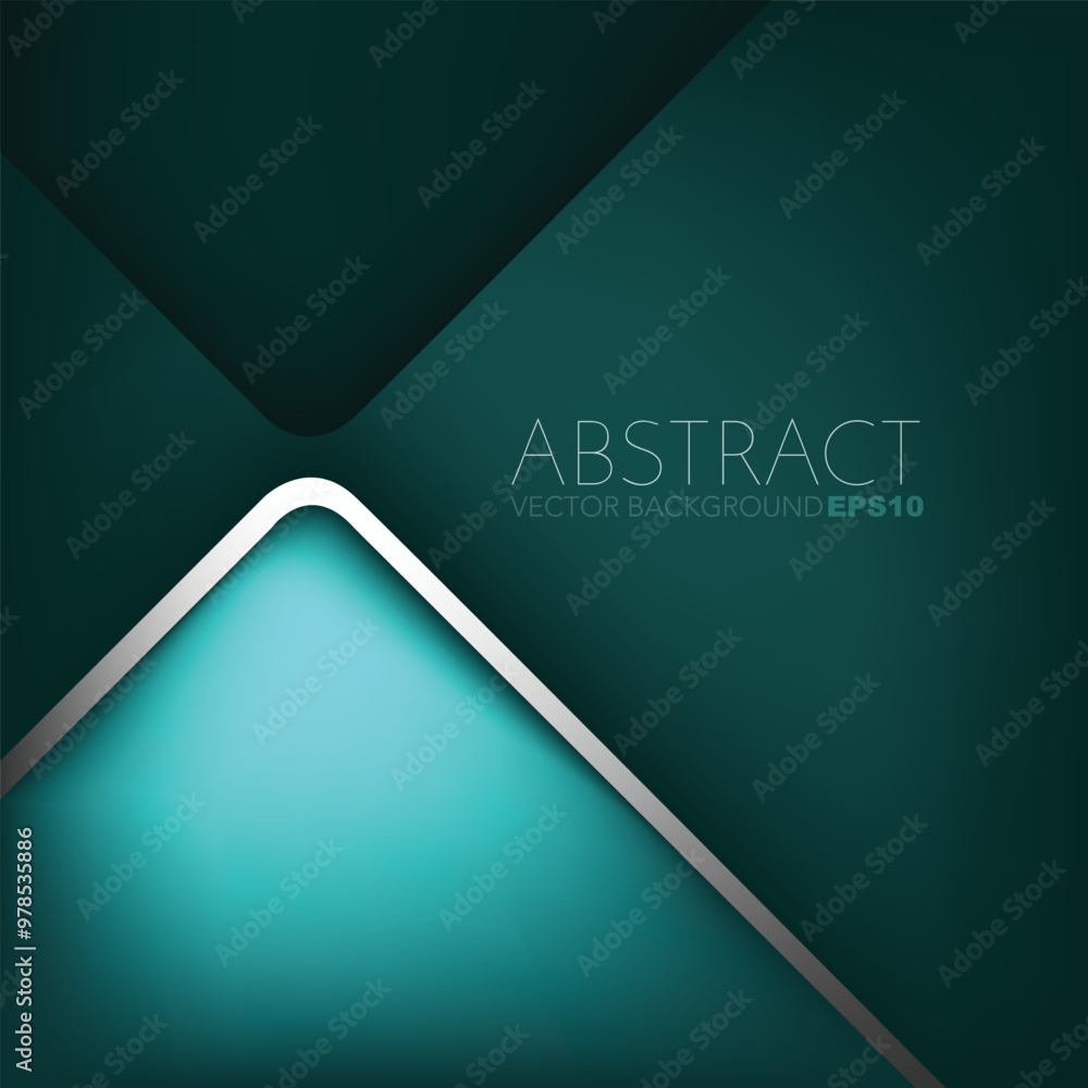 Poster graphic geometric triangle overlap vector layer background for text and message design