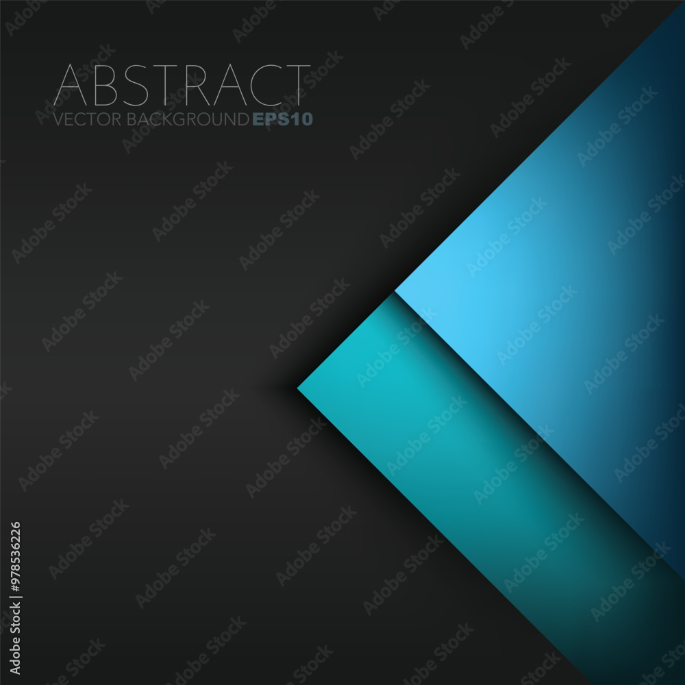 Poster graphic geometric triangle overlap vector layer background for text and message design
