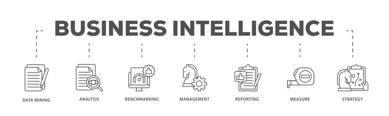 Business failure infographic icon flow process which consists of poor management, crisis, warning, revaluation and liquidation icon live stroke and easy to edit 