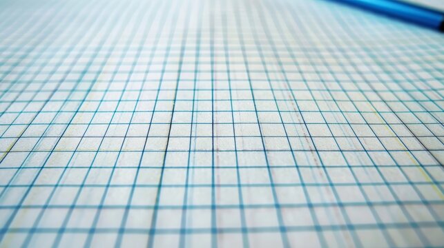 Blank graph paper background featuring fine grid lines for mathematical and engineering design