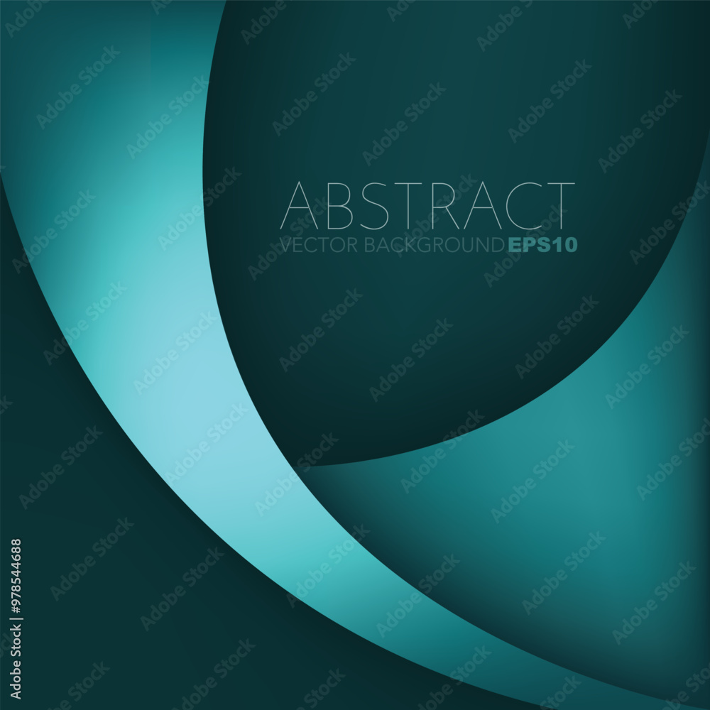 Poster graphic vector curve line overlap background for text and message design
