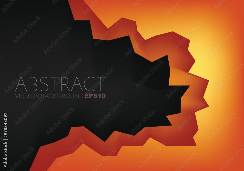 Aufkleber graphic geometric triangle overlap vector layer background for text and message design