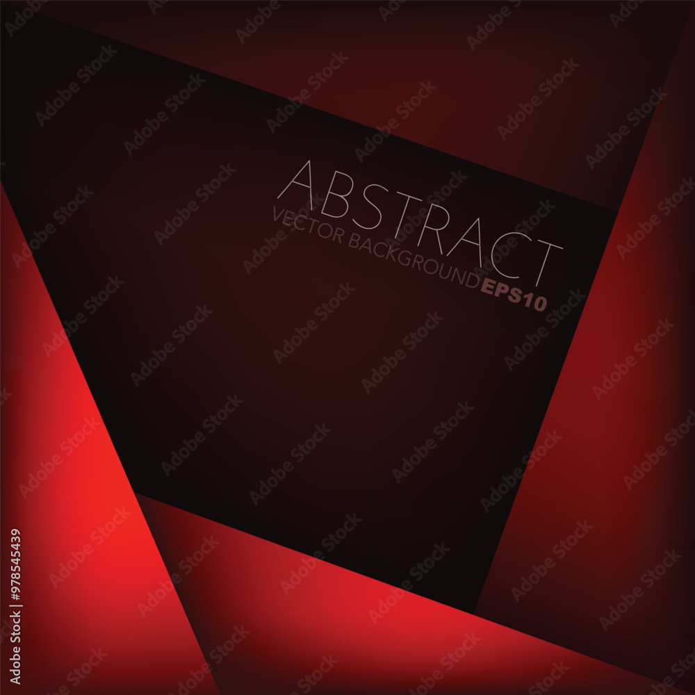Poster graphic geometric triangle overlap vector layer background for text and message design