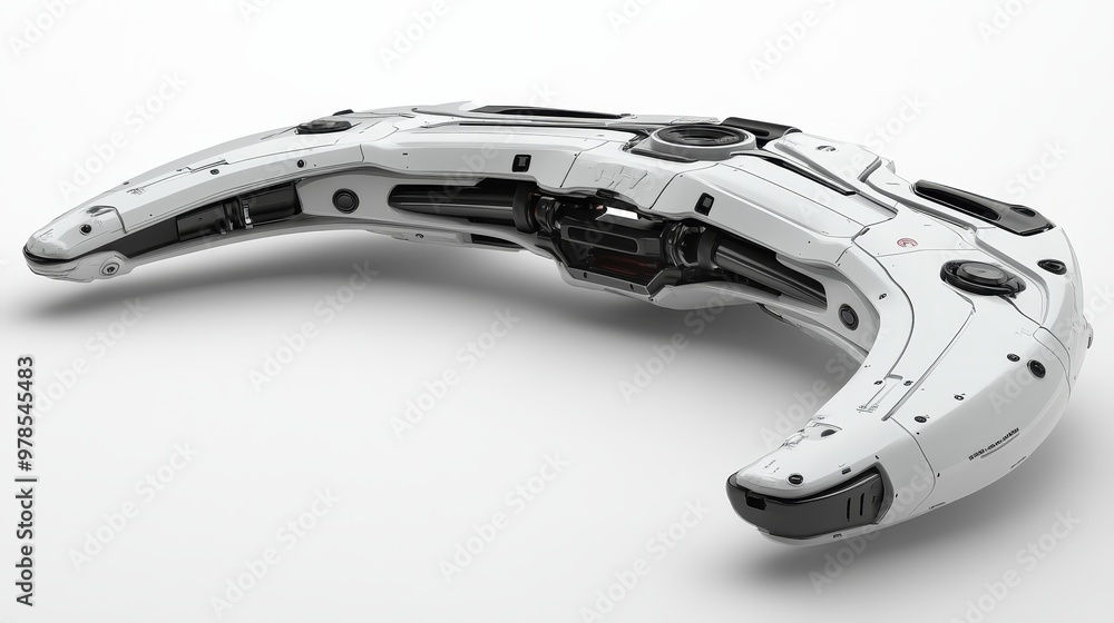 Aufkleber futuristic robotic device featuring sleek design and advanced technology for innovative applications