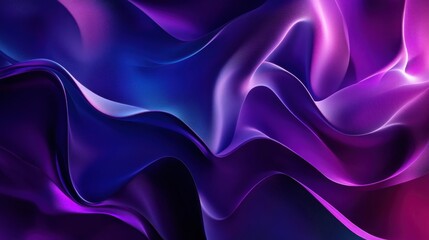 Obraz premium Wallpaper Fluid textures on Obsidian contrast background