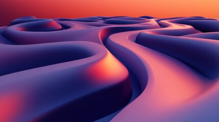 Obraz premium Wallpaper Subtle undulations on Onyx contrast background