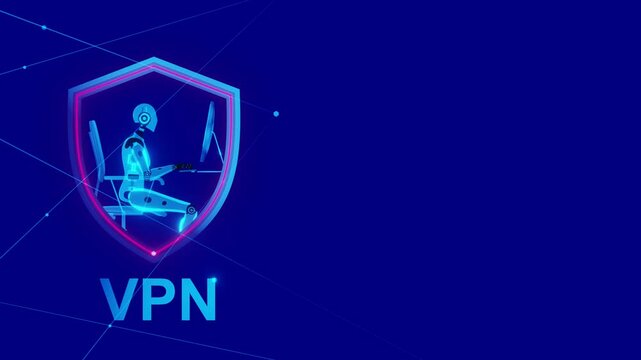 Using Artificial Intelligence on Mobile Phone and VPN Virtual Private Network Connection Security and Privacy Data Protection