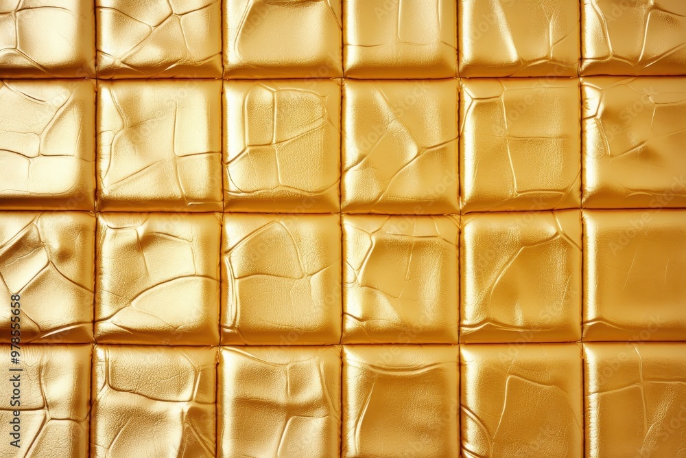 Poster gold texture background square pattern shiny surface luxury design