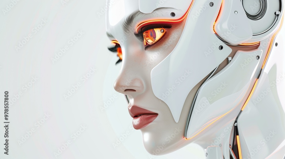 Poster explore the world of advanced robotics and ai, where machines and cyborgs shape a transformative dig