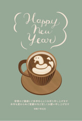 ヘビカフェ年賀状　2025