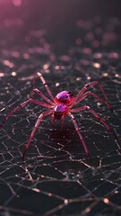 spider on a web