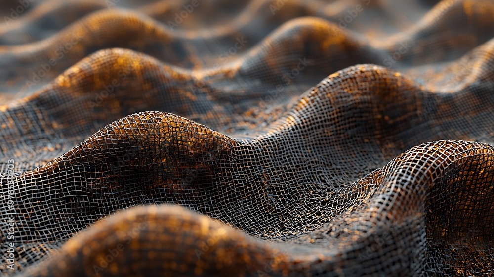 Poster rusty fabric texture : generative ai