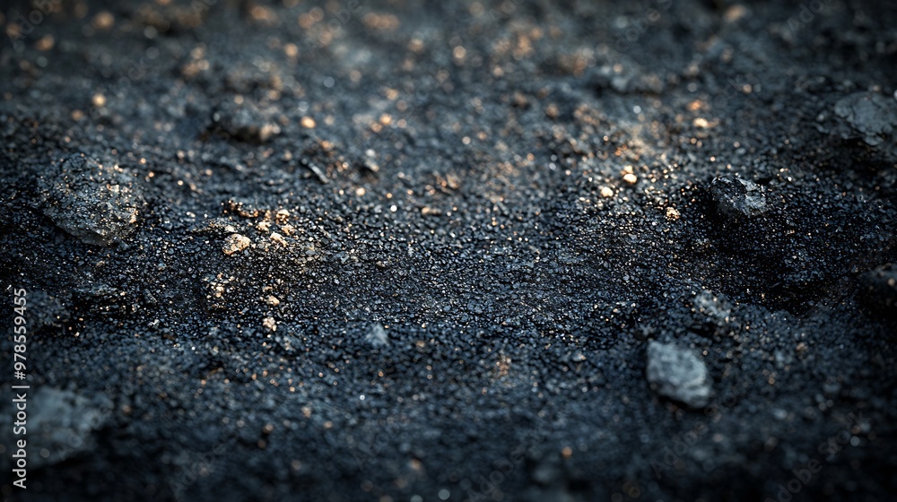 Poster black dusty and dirty surface texture : generative ai