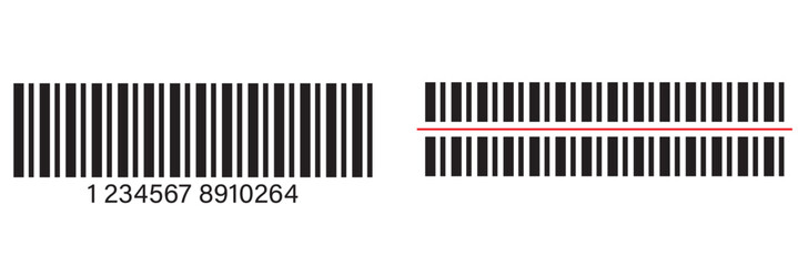 Scanning barcode icon