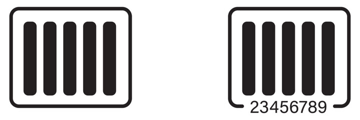 Scanning barcode icon