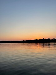 Obraz premium Lake Sunset